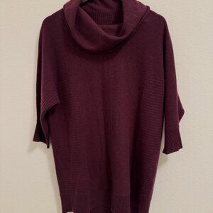 Halogen Cashmere Cowl-neck Tunic/Dress - Medium